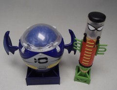 BATMAN & ROBIN Bomb Brain concept Art figure toy set SDCC Limited Ed /500 VHTF!