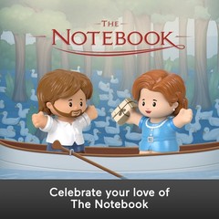 The Notebook Little People Collector Figure Set Noah and Allie – 2.5″ tall *NEW