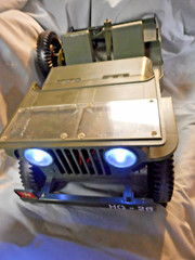 Vintage GI Joe – Five Star Jeep or A/T desert patrol- Headlight Illumination Kit