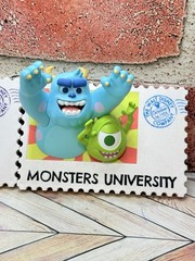 2 MINISO Disney 100 Years of Wonder Retro Stamp Series Monsters Uni & Toy Story