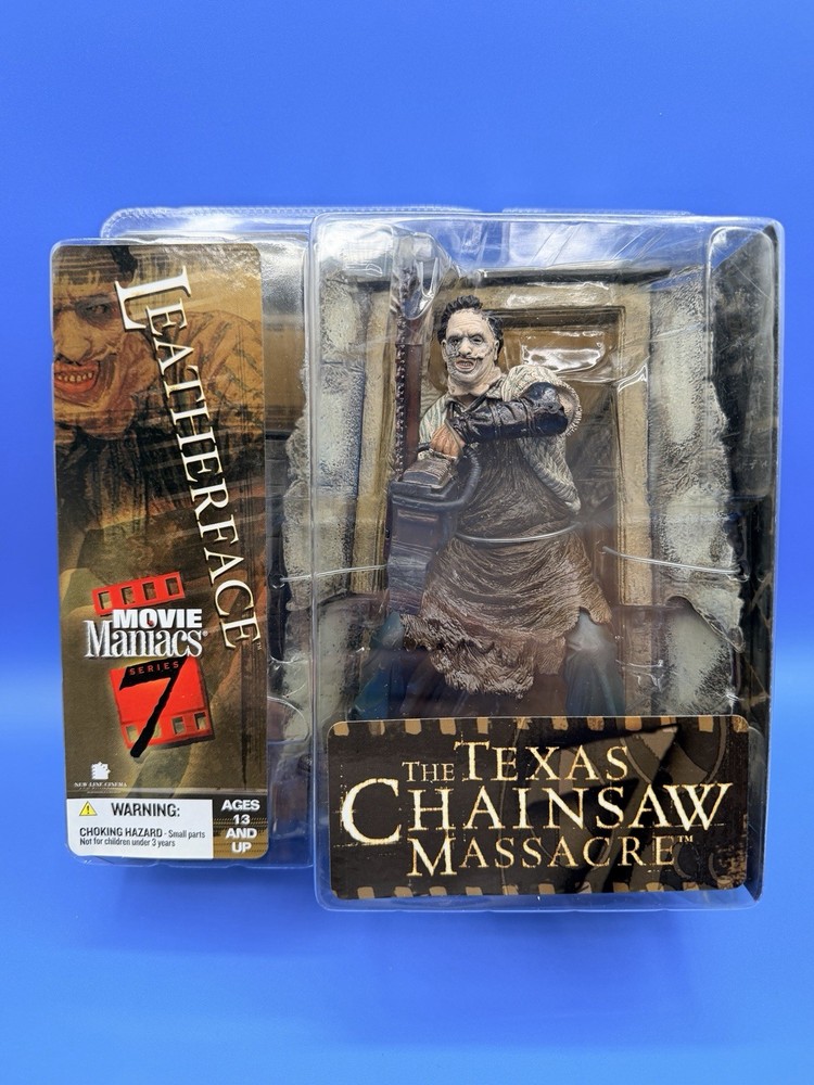 McFarlane Movie Maniacs 7 Leatherface Texas Chainsaw Massacre Sealed NEW 091304