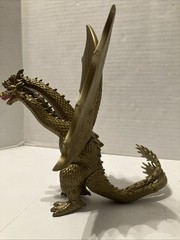 Bandai 2014 King Ghidorah 6.5″ Figure Toho Godzilla 3 Headed Golden Dragon Kaiju