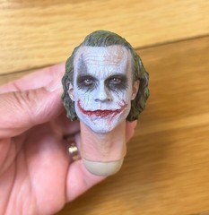 1/6 Joker Head Sculpt For 12″ Male Figure Hot Toys Worldbox Ganghood DX11 DX01