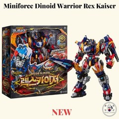 Miniforce Dinoid Warrior Rex Kaiser Transformer Robot Toy 2025 Korean Animation