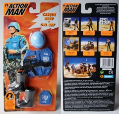 RARE VINTAGE 1994 ACTION MAN U.N. SET UNITED NATIONS OUTFIT HASBRO NEW SEALED !