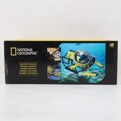 Rare National Geographic Madelman Submarine Expedition Toy Set w/ Shark & Poster