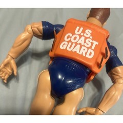 Lot Of 2 Vintage GI Joe Soldiers 12″ Lanard Toys 2003 Hasbro 1986 USCG