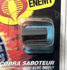 GI Joe Firefly 1983 v1 *RECARD ON REPRO CARD, NOT MOC!* Cobra Near Mint!