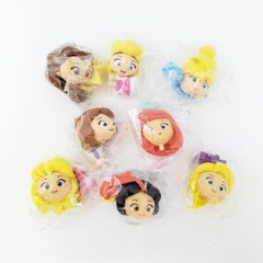 Disney Princess 3D Puzzle Erasers : Complete Set of 8 – New + Loose