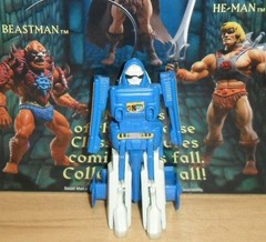 Vintage GoBots Glasslite Brazil Mutante CessnaRobo Blue Plane MR-31 Unstamped