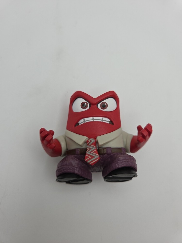 Disney Pixar Inside Out Anger PVC Vinyl Toy Figure Cake Topper -2.5″ Tall
