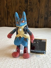 Pokemon Mega Lucario Plush toy Ichiban Kuji Mega Evolution Last One
