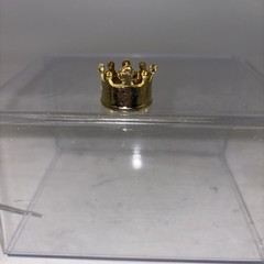 Retro Mego Knights Gold Kings Crown For 8 Inch Figures Plastic