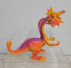 Vintage 1982 ARCO The Other World Gaifand Two Headed Orange Dragon
