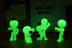 Smiski Cheer Series Glow in the Dark Mini Figure Random 1pc Blind Box