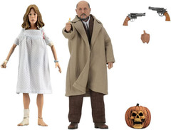 Halloween 2 Action Figure 2 Pack – Dr. Loomis & Laurie Strode 8″ Clothed