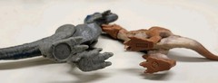 Jurassic World Minis Dinosaur Lot Of 8 Plus Owen Grady. T-rex Raptor Free Ship!