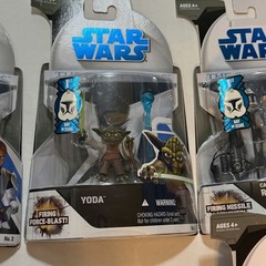 Lot Of 8 Star Wars The Clone Wars Action Figures Numbers 1-8