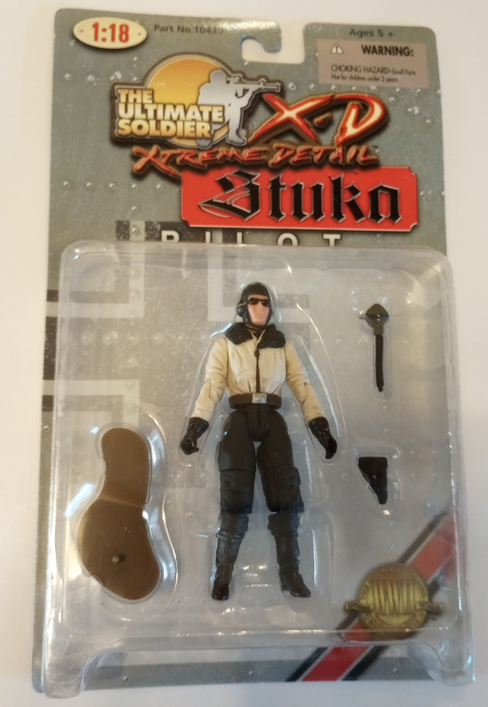 21st Century Toys Ultimate Soldier XD Xtreme Detail Stuka Pilot New In Package