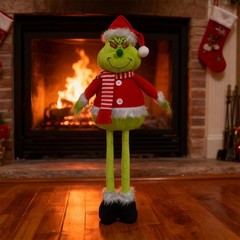 The Grinch Christmas Decoration with Extendable Legs NEW Extending Grinch US