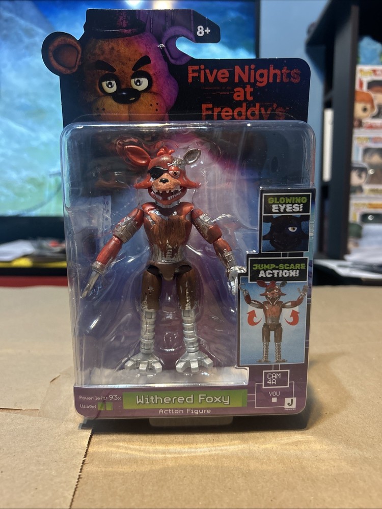 2026 Jazwares Five Nights at Freddy’s 5in Action Figure: WITHERED FOXY