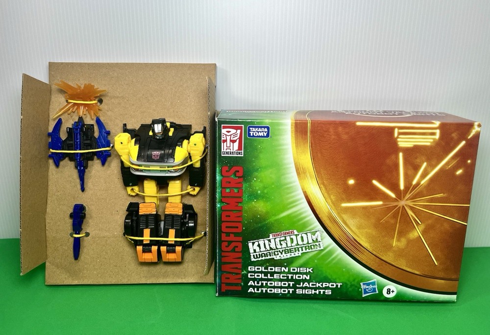 2021 Transformers War for Cybertron Trilogy Golden Disk AUTOBOT JACKPOT & SIGHTS