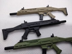CZ Scorpion EVO Assault Rifle 1:12 Scale Gun Weapon Action Figure Accessory
