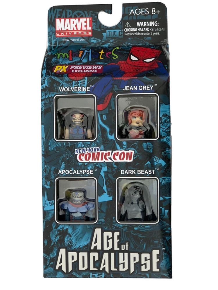 AGE OF APOCALYPSE Set of 4 Minimates (NYCC) New York Comic Con 2010 Exclusive