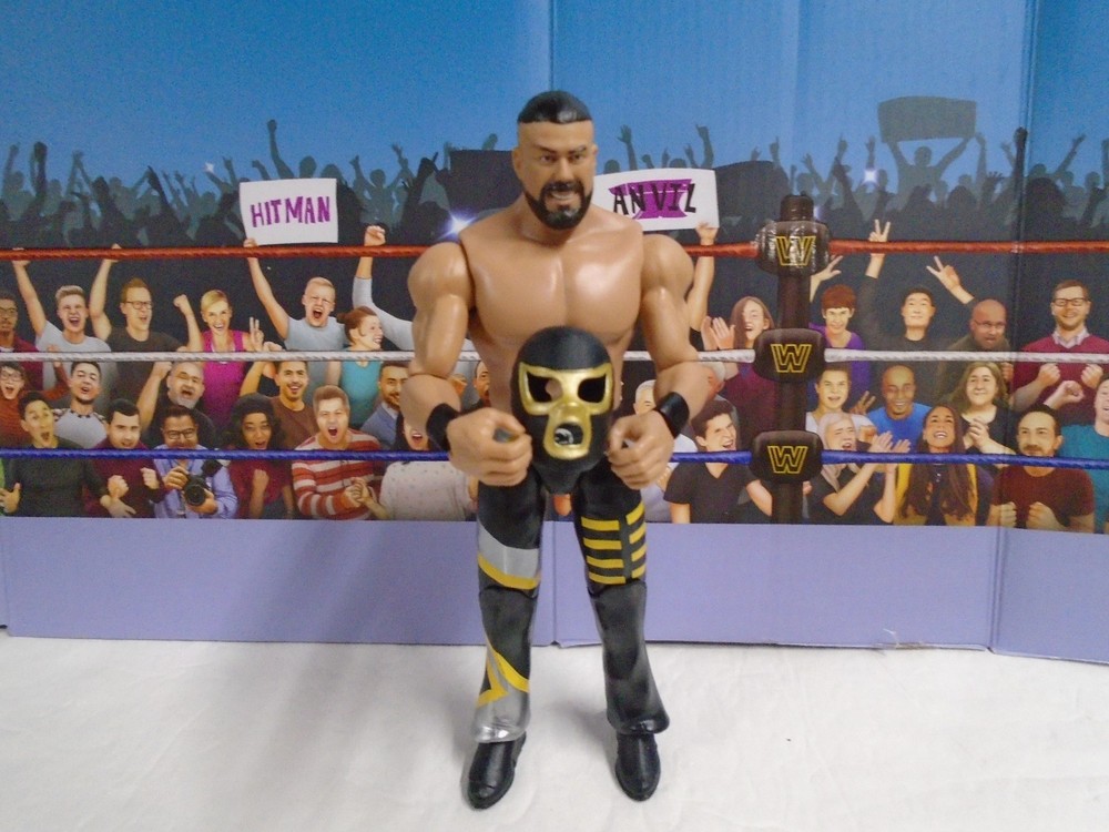 WWE Andrade Main Event Series 155 figure AEW Don Callis Family + Bonus Mask