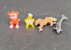 Mixed Lot of 15 Various Miniture Unisex Rubber & Plastic Toy