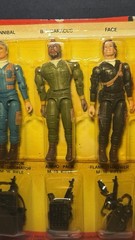 Galoob A-Team Soldiers of Fortune Hannibal Baracus Face Murdock Cut Card Sealed