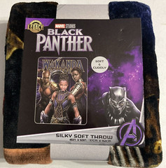 Marvel Black Panther Soft Throw 46″ X 60″ – Wakanda Forever Blanket