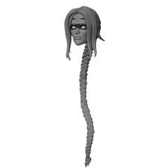 1/12 Scale [Unpainted) Head Sculpt: Red Sonja