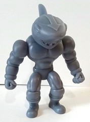 LUCHA SHARK Galaxxor 5.5 in MOTU street glyos masters of the universe TEST SHOT