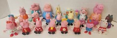 Lot Of 40 Peppa Pig Figures Accessories Helicopter TV Table Grill Tent Playgound