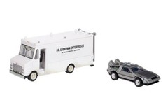 Back to the Future Time Machine SDCC Exclusive 40th Anniversary Hot Wheels Set