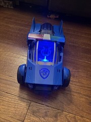 Paw Patrol Race Car Blue Light Up Sounds 16″ Chase Deluxe Mighty Cruiser