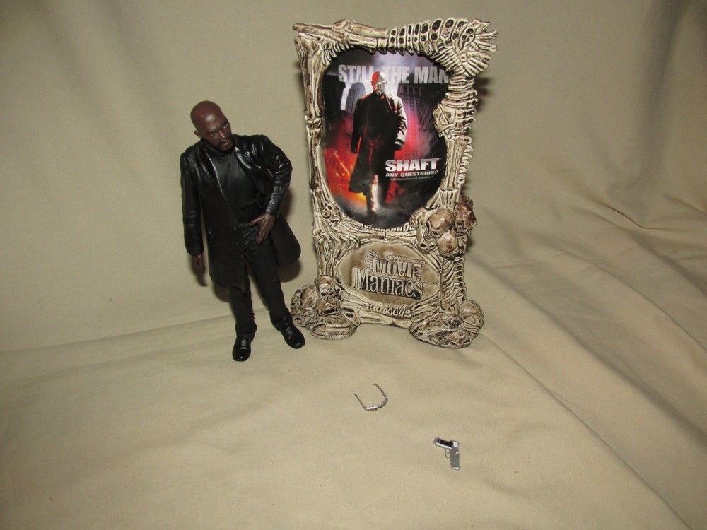McFarlane Movie Maniacs Shaft Samuel L Jackson 7” Figure Complete w accessories