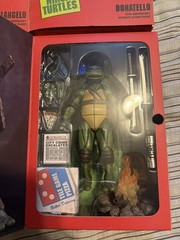 NECA ULTIMATE TMNT NINJA TURTLES 1990 35TH ANNIVERSARY ALL 4 MIKE RAPH DON LEO