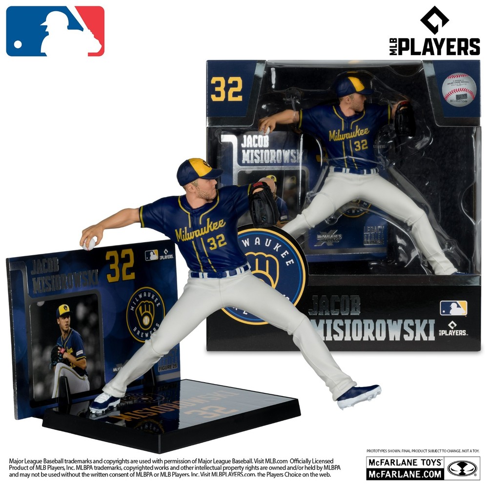 McFarlane MLB SportsPicks Jacob Misiorowski Milwaukee Brewers 7″ Action Fig