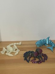 3D Printed Snake Scorpion spider Flexible Full Articulated Fidget Toy Decoration
