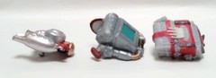 Lot of 3 Miniature Sci-Fi Themed Action Figure Accessories