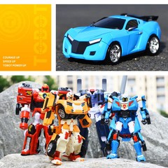 Color Box Tobot Transform Car Action Doll MINI Warrior Car Children’s Gift