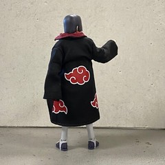 PB-R-ITA: 1/12 scale Akatsuki fabric robe for Bandai SHF Itachi Action Figure