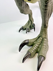 Jurassic World Super Colossal Velociraptor Blue 3.5 ft
