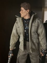 Rare Custom One OFF Arnold schwarzenegger No Hot Toys Terminator 1/6 Figure