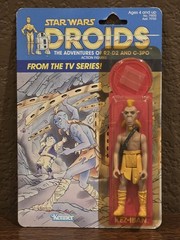 1985 Star Wars Droids KEZ IBAN W/ CHEST STRAP Still Sealed On Card MINT Figure