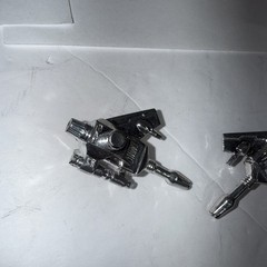 1984 Hasbro G1 Transformers G1 Rumble chrome silver Weapon Gun MINT Part Set