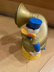 RARE 2001 Marching Band Donald Duck And Tube 4” McDonald’s Europe Figure Disney