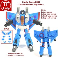 Studio Series Movie SS86 Thundercracker Upgrade Kit Gap Fillers Transformers
